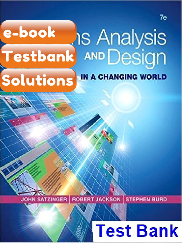 Testbank Systems Analysis and Design in a Changing World 7th Edition ...