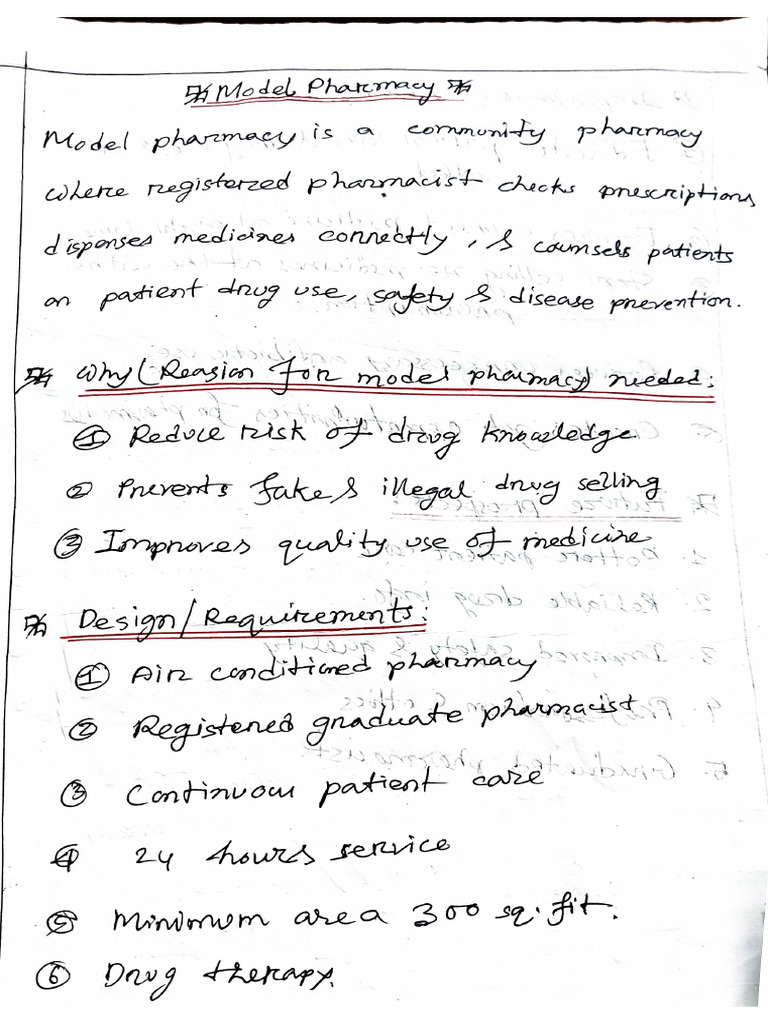 Model Pharmacy | PDF