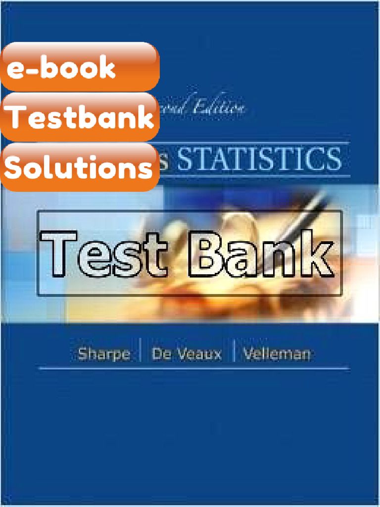 Testbank Business Statistics 2nd Edition Sharpe | PDF | Statistics ...