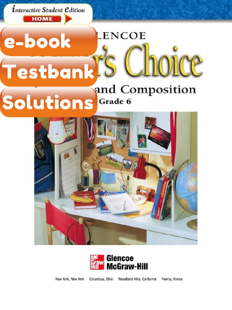 Testbank Writers Choice Grammar and Composition Grade 6 Download | PDF ...