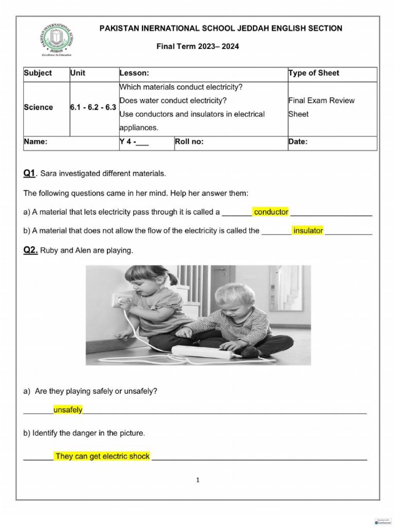 Science All Units 23-24 Exam Review | PDF