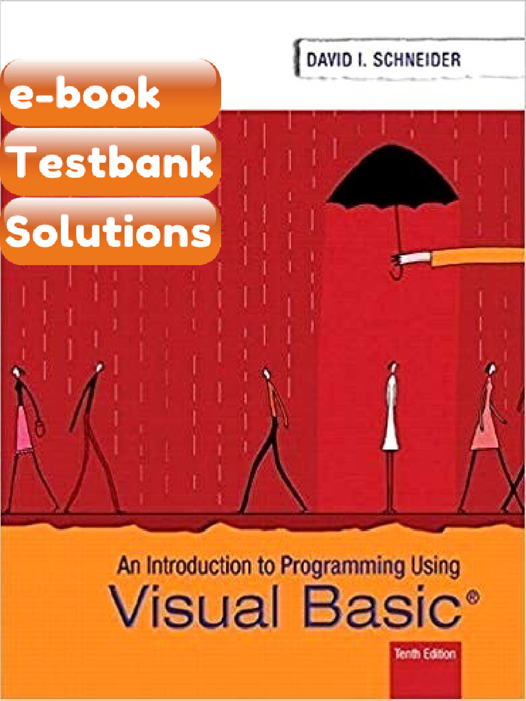 Testbank Introduction to Programming Using Visual Basic 10th Edition ...