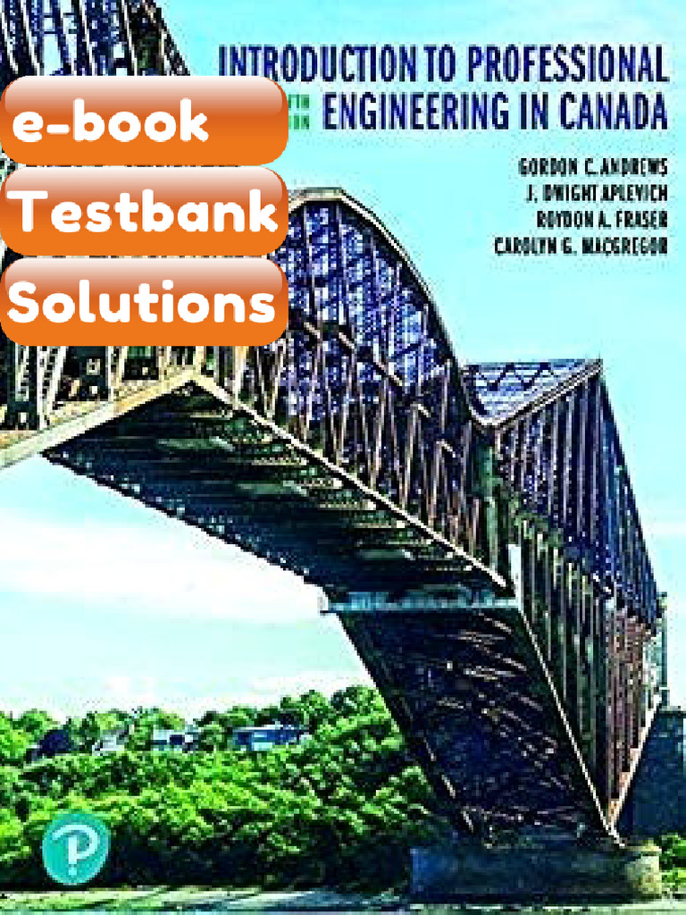 Testbank Introduction to Professional Engineering in Canada Fifth ...
