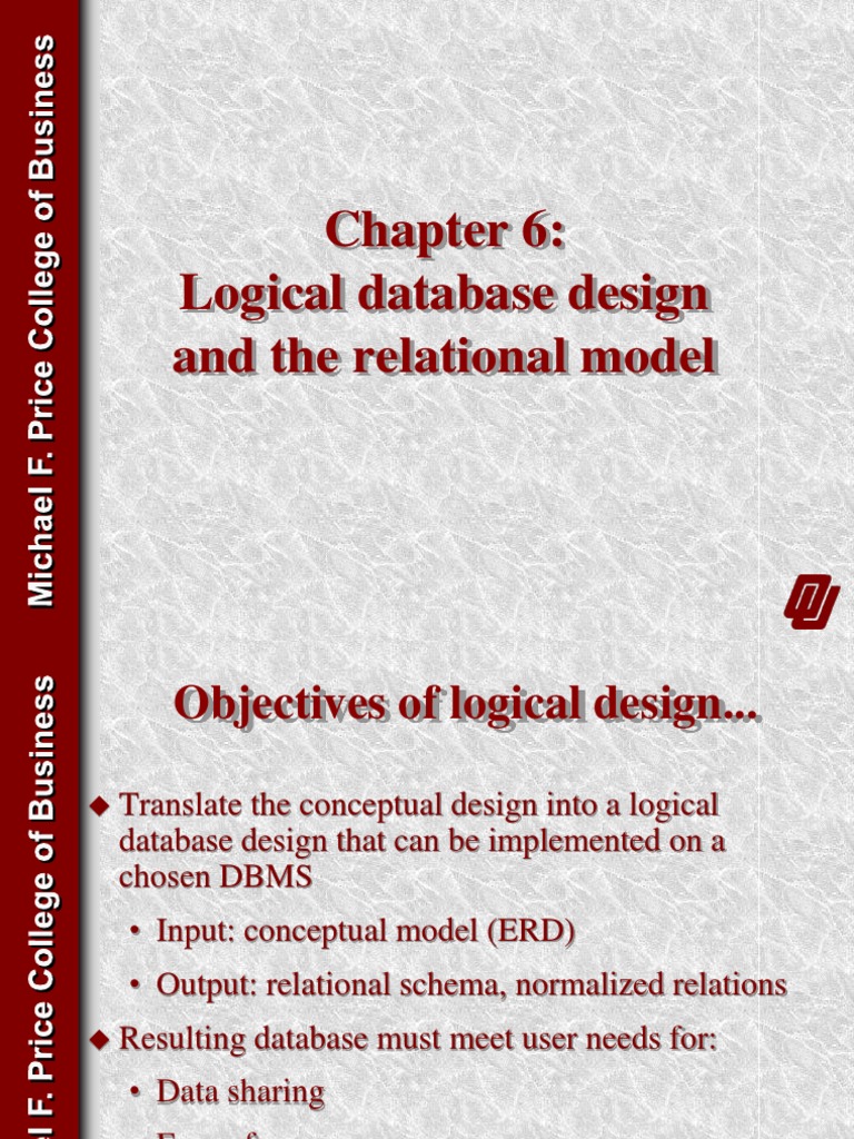 Logical Database Design Essentials | PDF | Relational Database ...