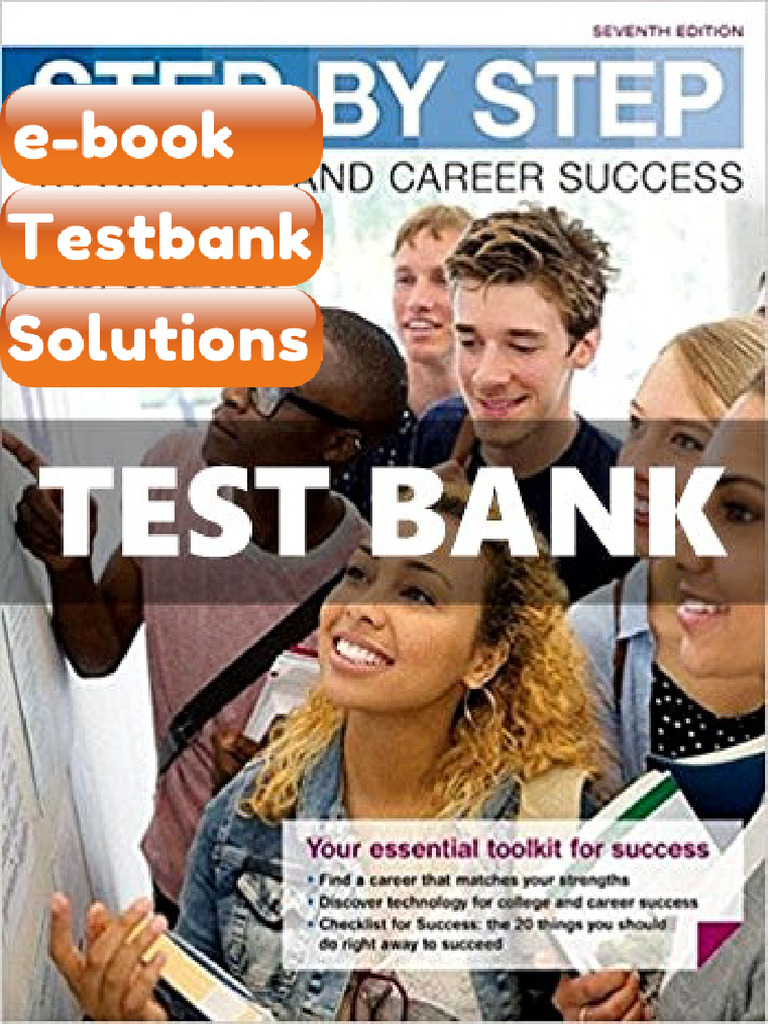 Testbank Step by Step to College and Career Success 7th Edition Gardner ...