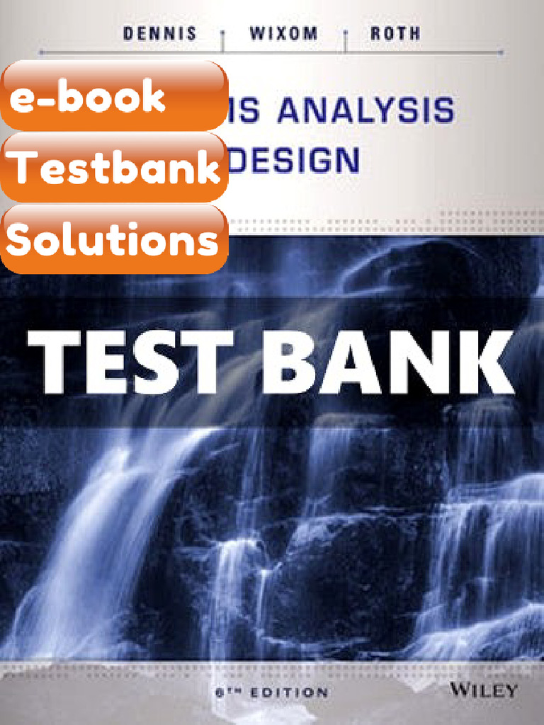 Testbank Systems Analysis and Design 6 Ed Dennis Ebook Solutions | PDF ...