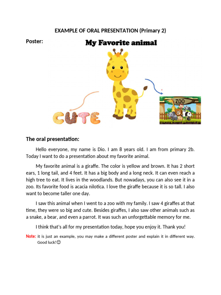 Example of Oral Presentation p2 | PDF