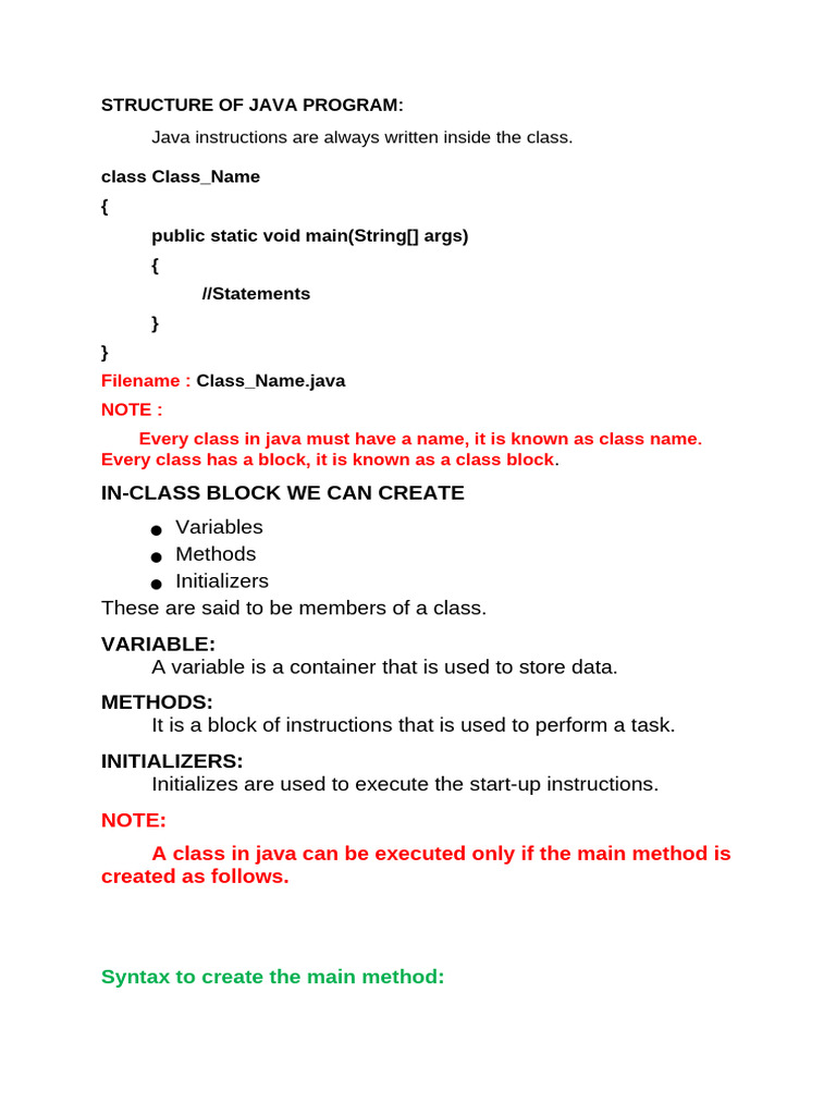 1-Structure of Java To Datatypes | PDF | Data Type | Boolean Data Type