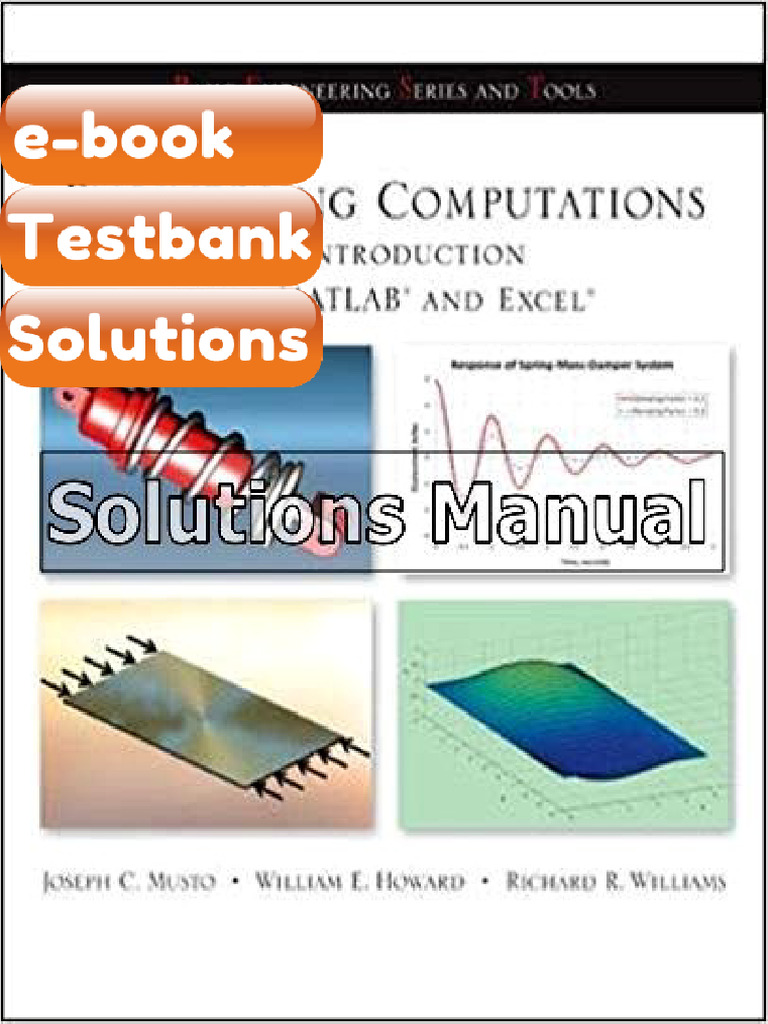 Testbank Engineering Computation an Introduction Using MATLAB and Excel ...