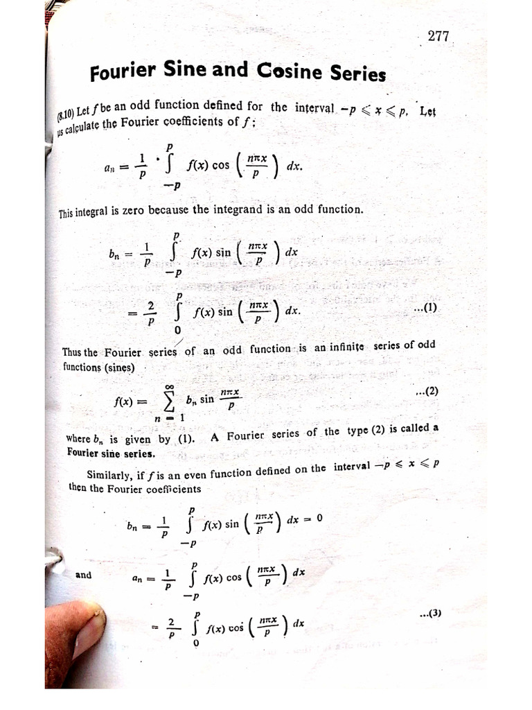 Fourier Series Exercise 8.3, Questions For Practice and Solutions | PDF