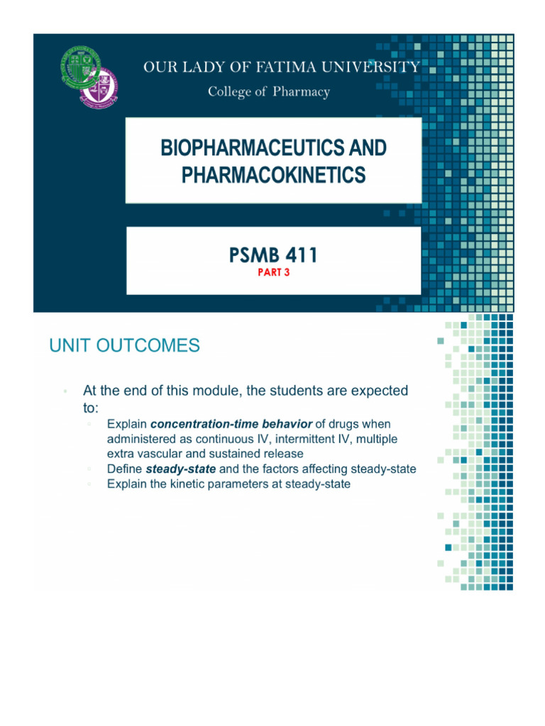 PSMB Biopharmaceutics Part 3 | PDF