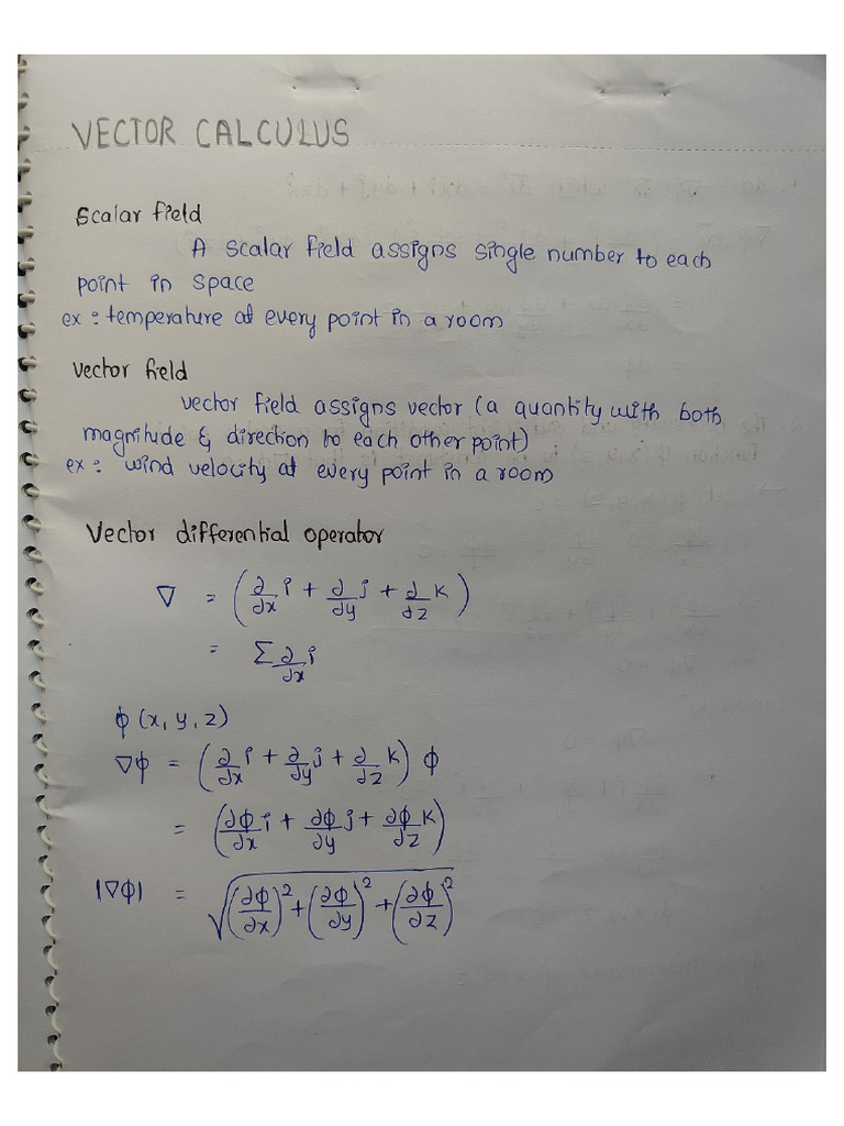 Unit 3 Vector Calculus | PDF