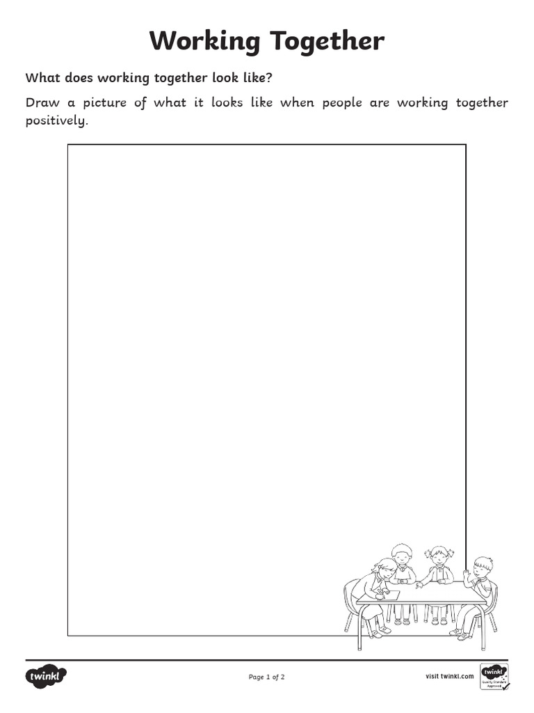 PSCD Working Together Activity Sheets English | PDF