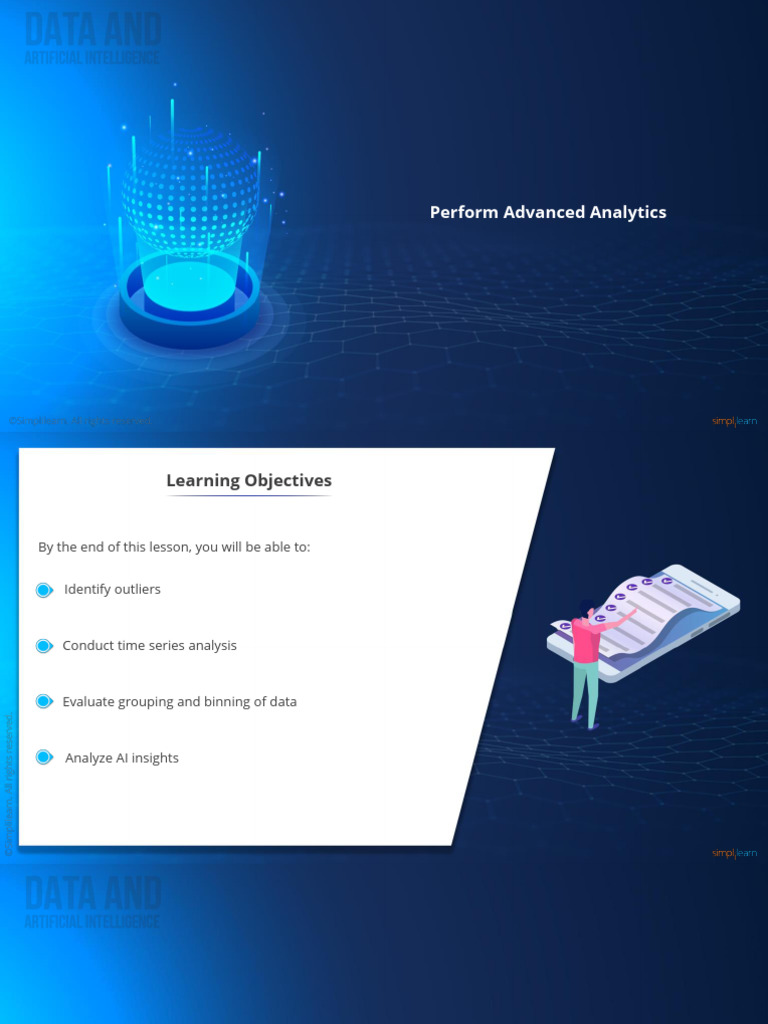 Lesson 10 Perform Advanced Analysis | PDF | Data | Time Series