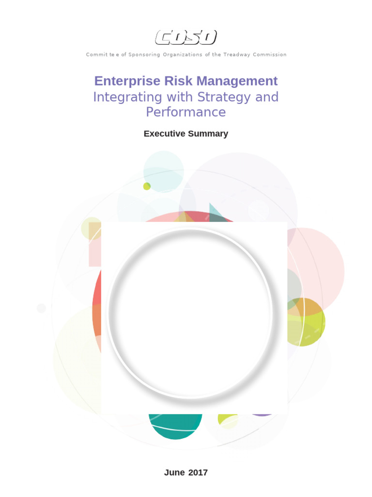 2017 COSO ERM Integrating With Strategy and Performance Executive ...