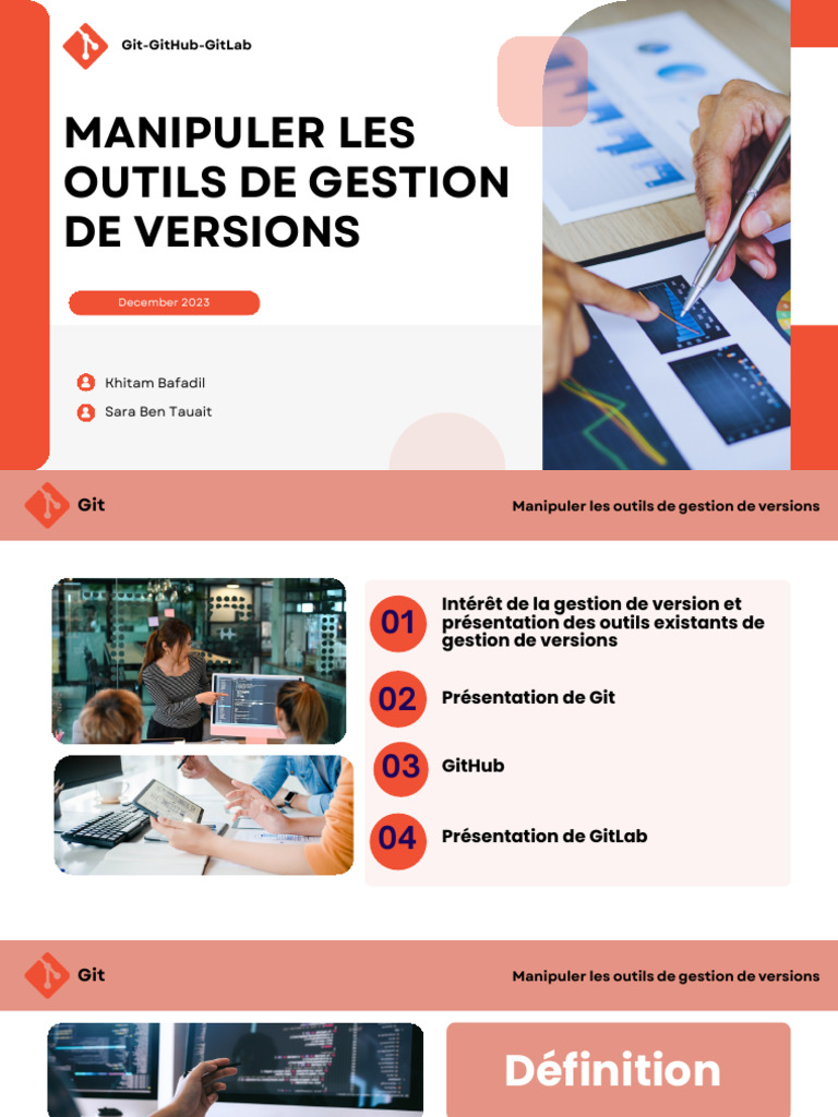 Presentation de Git Github Gitlab | PDF | Gestion de versions ...