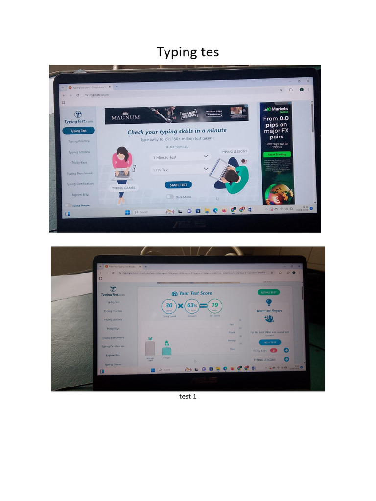 Typing Tes | PDF