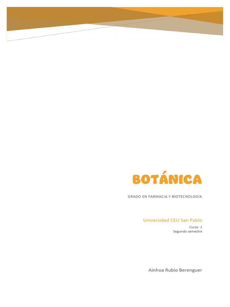 Manual Botánica | PDF | Flores | Hongo