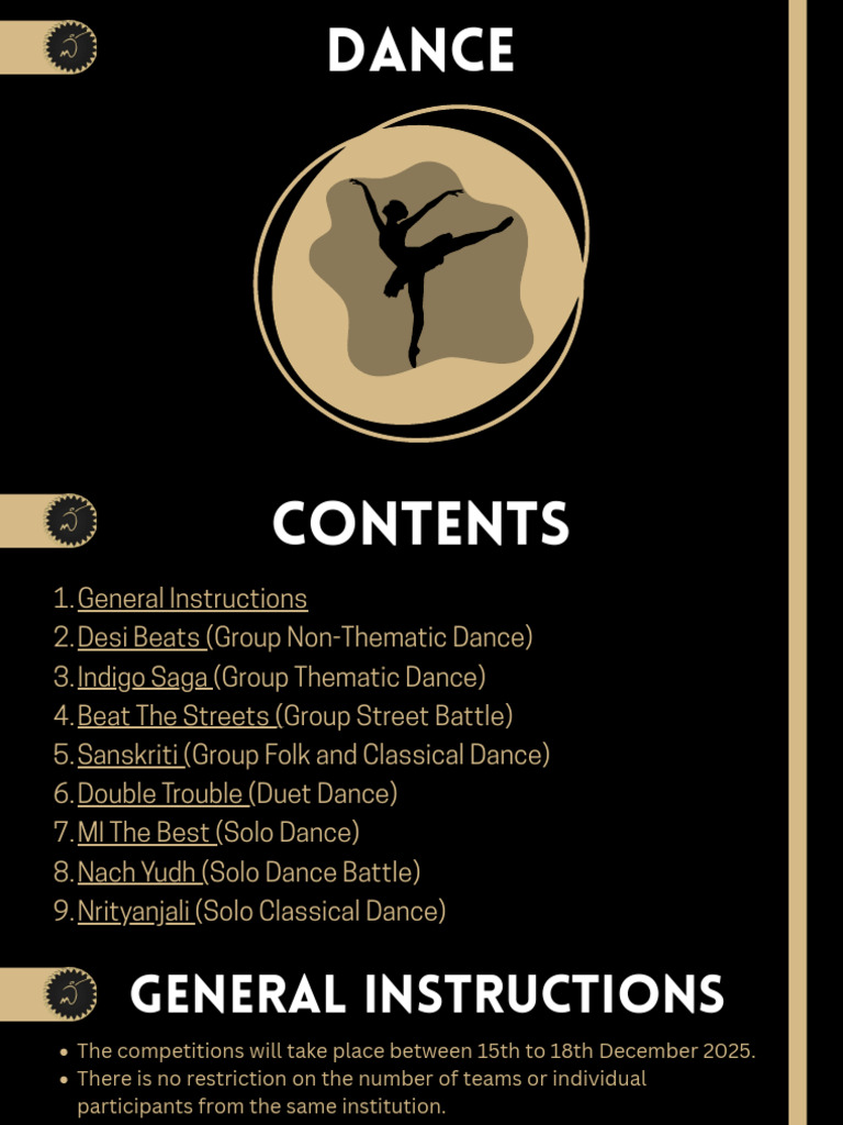 Dance Rules | PDF | Performing Arts | Entertainment