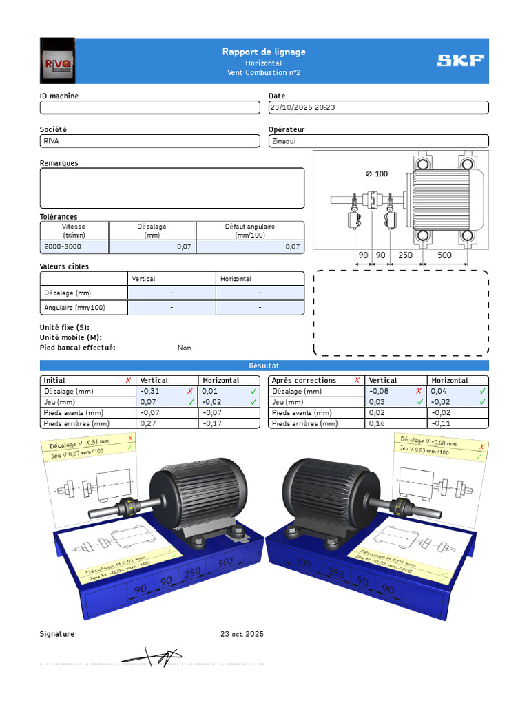 Shaft Alignment Report 20251023-20.23.04 | PDF