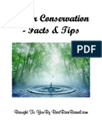 Water Conservation - Facts and Tips