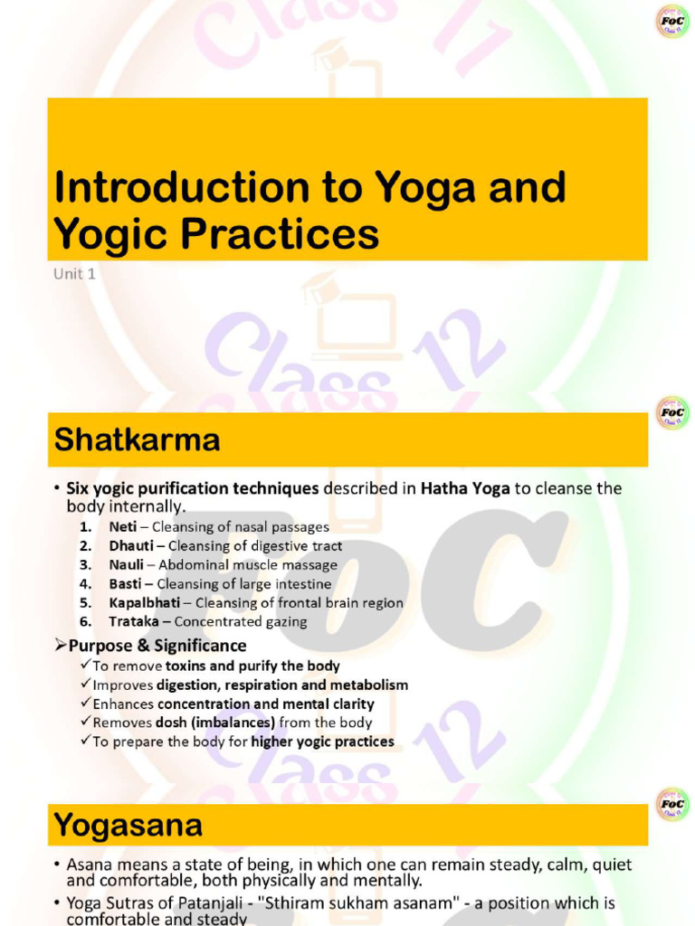 Yoga Notes | PDF