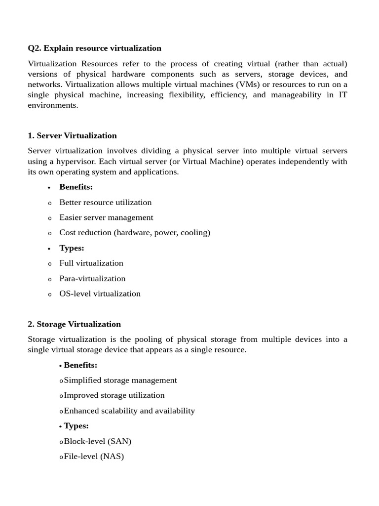 cc ans ut2 | PDF | Virtualization | Cloud Computing