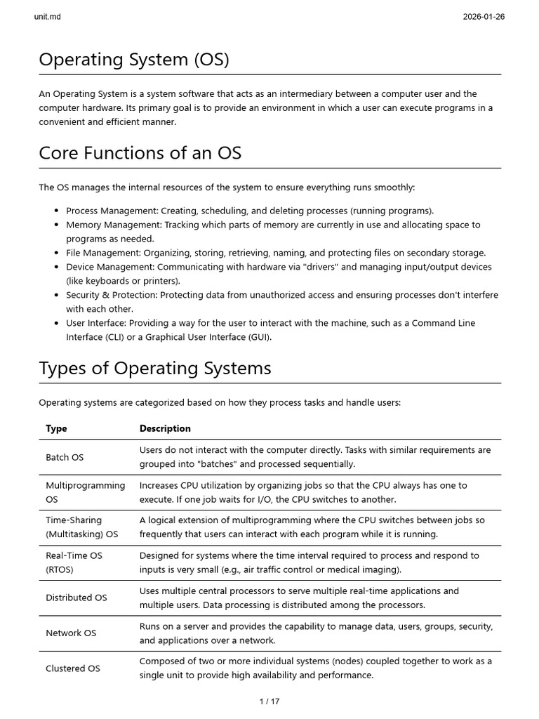 unit-6 | PDF | Operating System | Process (Computing)