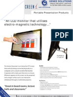 Interactive LCD monitor (GeneeClasscreen)