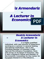 Beatriz Armendariz - A Lecturer in Economics