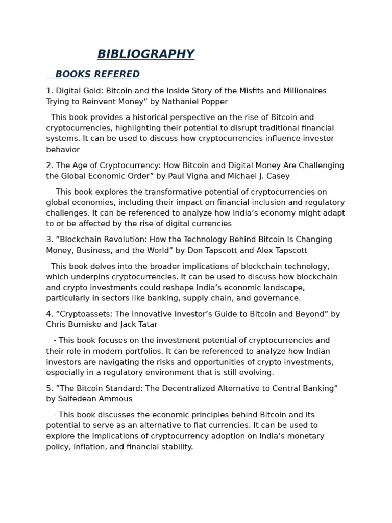Bibliography: Books Refered | PDF
