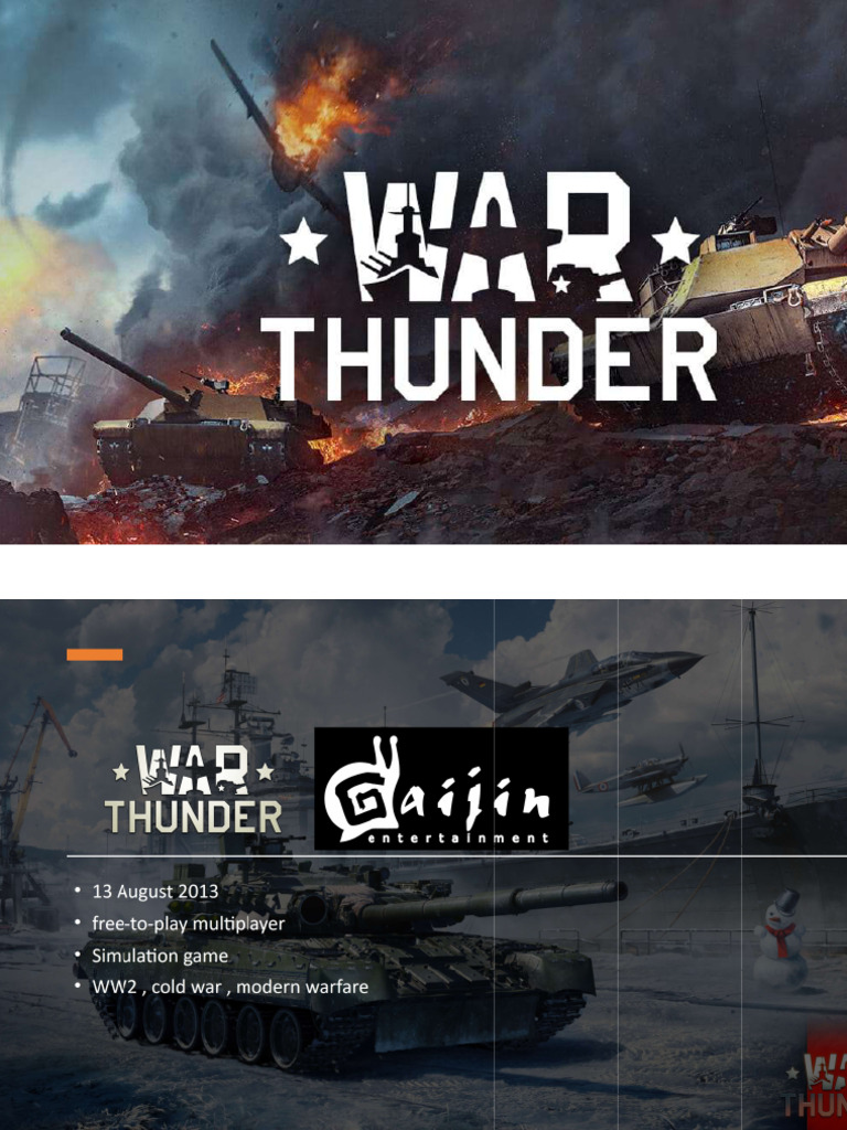 Presentation War Thunder | PDF