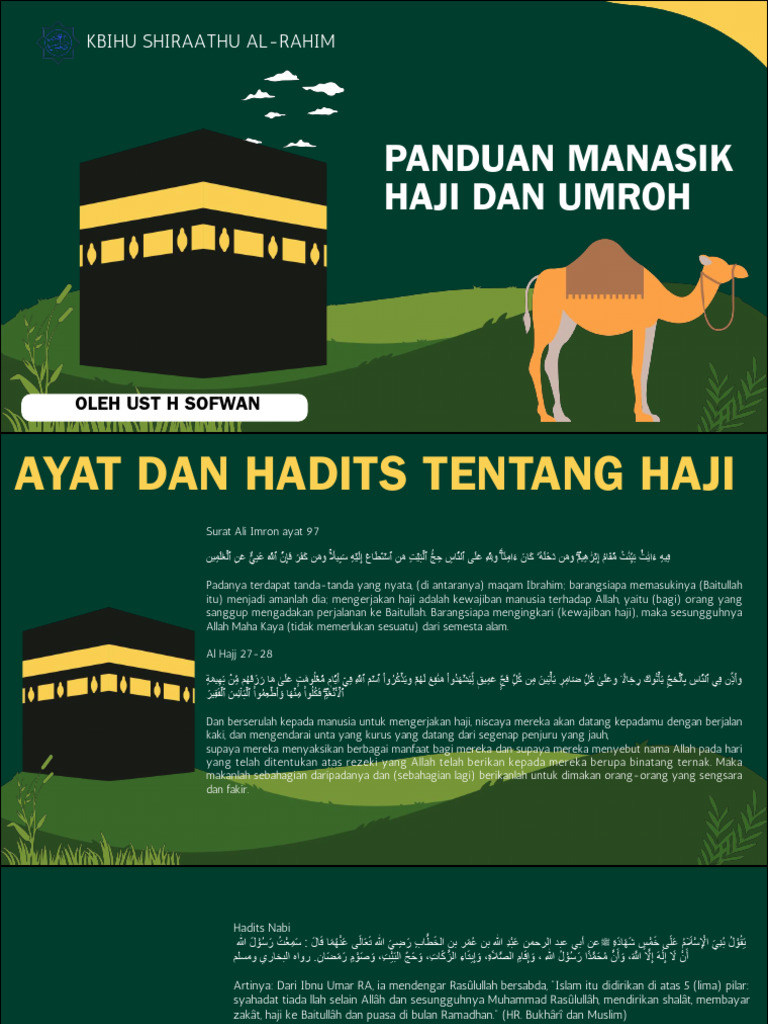 Manasik Haji | PDF