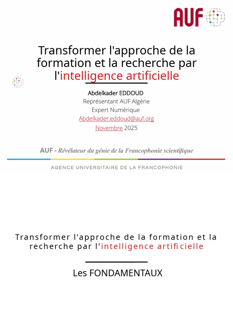 Fondamentaux IA | PDF | Intelligence artificielle | Intelligence (IA ...
