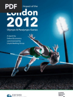 Download London 2012 Olympic Games Economic Impact Report by Akif Malik SN99285494 doc pdf