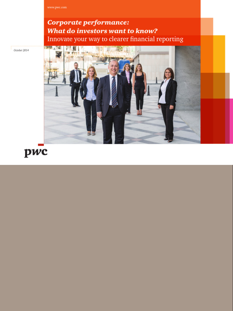 PWC Investor Survey Ir September2014 | PDF | Business Model | Cash Flow ...