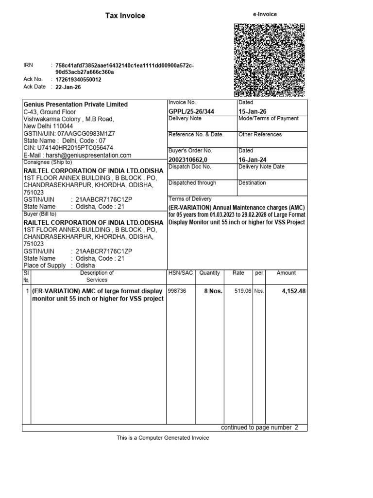 Tax Invoice | PDF | Invoice | Taxes