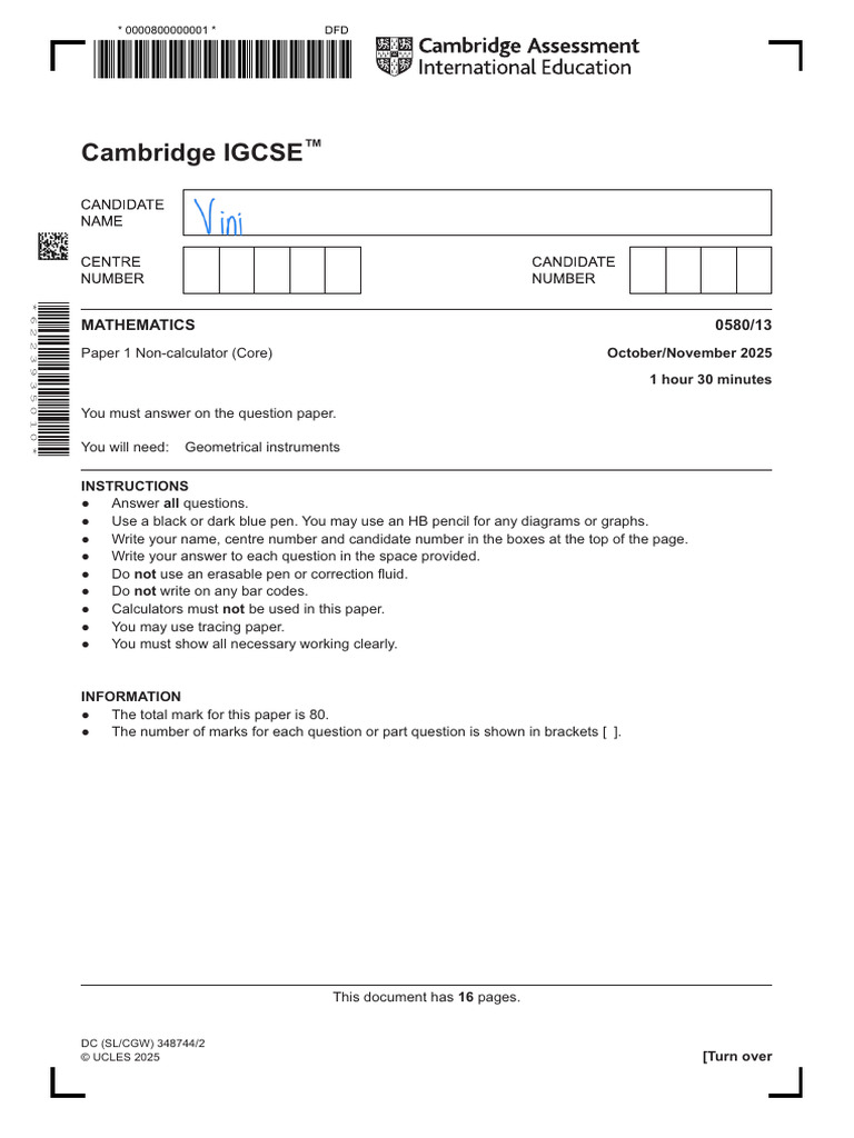Mathc O:n 2025-13 | PDF | Area | Volume