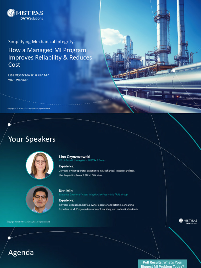SLIDES - Simplifying Mechanical Integrity - How A Managed MI Program ...