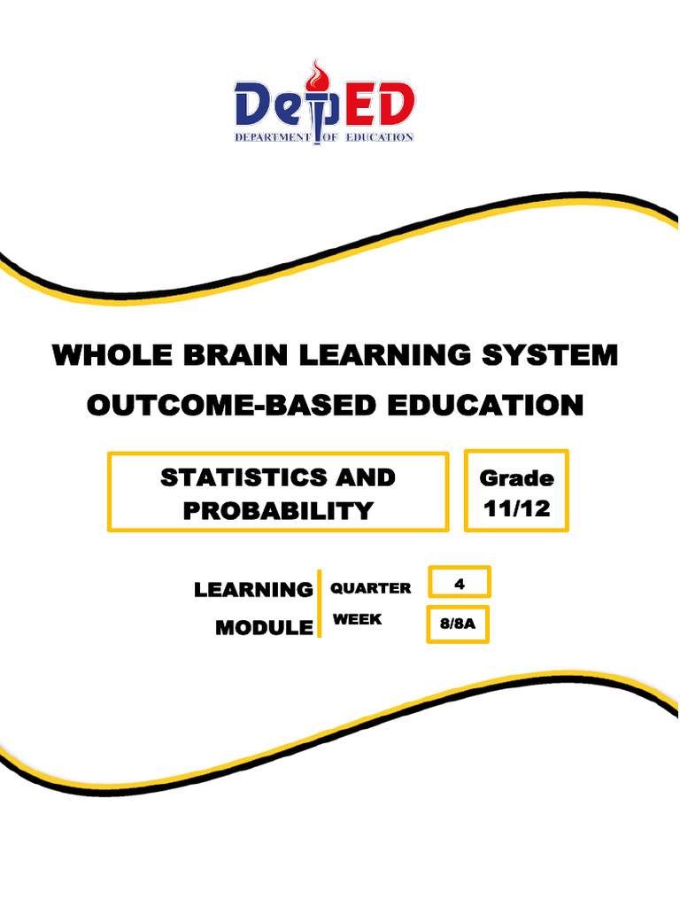 Statprb Quarter 4 Module 8 8a Final 2 | PDF | Dependent And Independent ...
