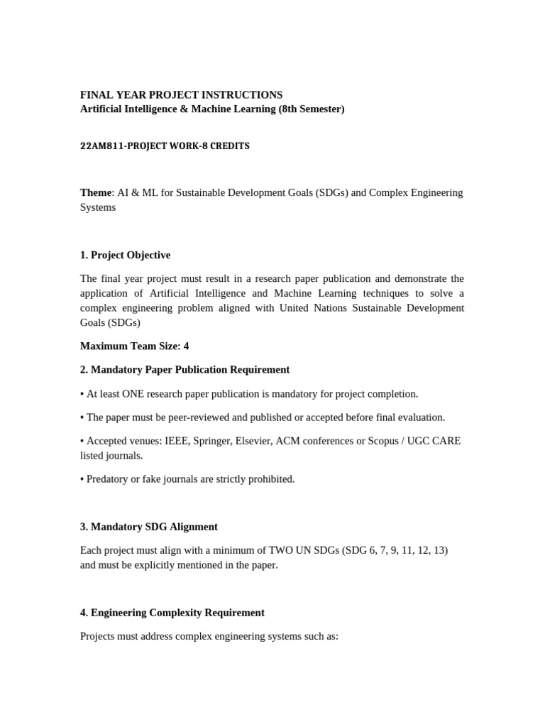 2022-26 BATCH Project Instructions | PDF