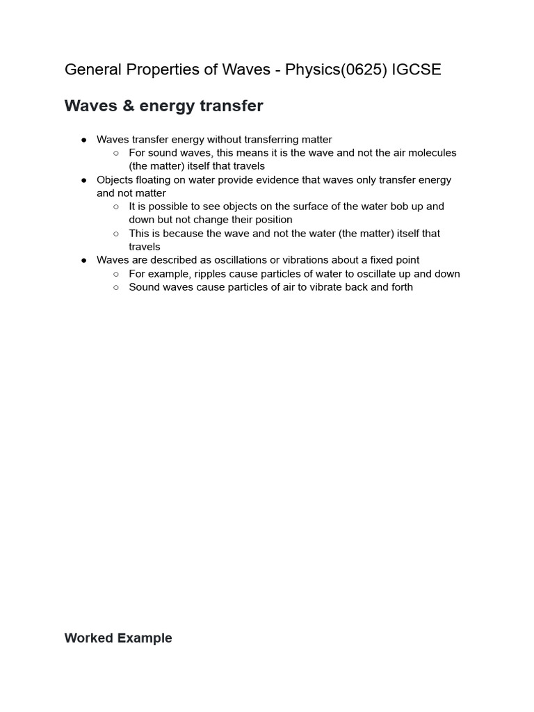 General Properties of Waves | PDF | Waves | Refraction
