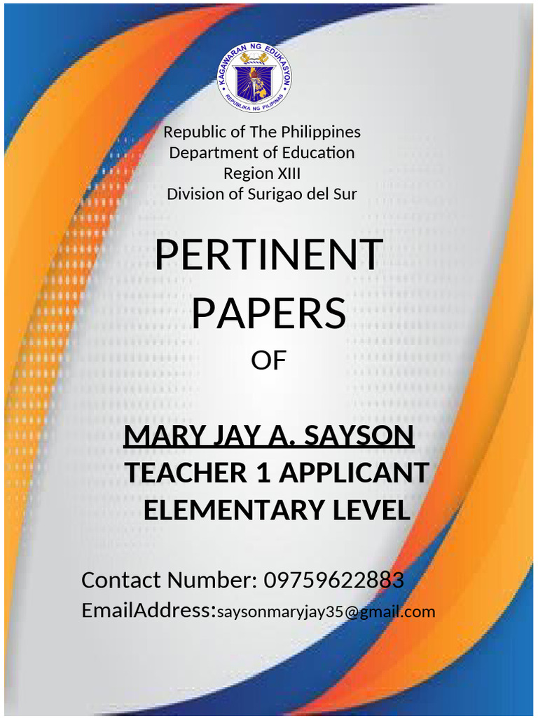 Pertinent Papers | PDF