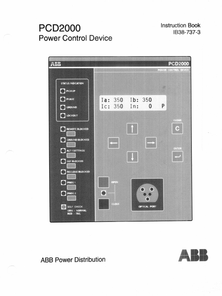 PCD2000 Power Control Device IB38-737-3 | PDF