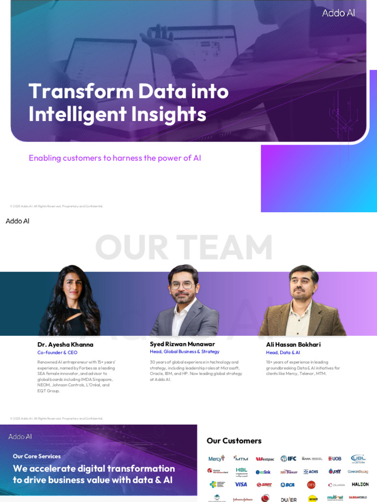Addo AI - Company Profile, Capabilities & Expertise | PDF | Artificial ...