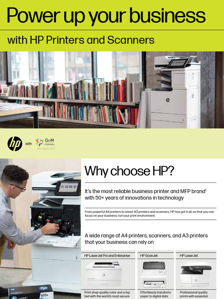 Printer Brochure - NOV23 | PDF | Image Scanner | Computer Security