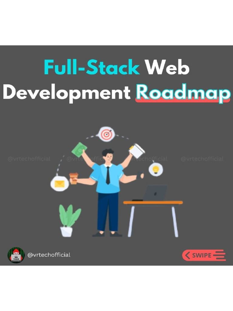 Full Stack Web Dev Roadmap by @vrtech - Official | PDF