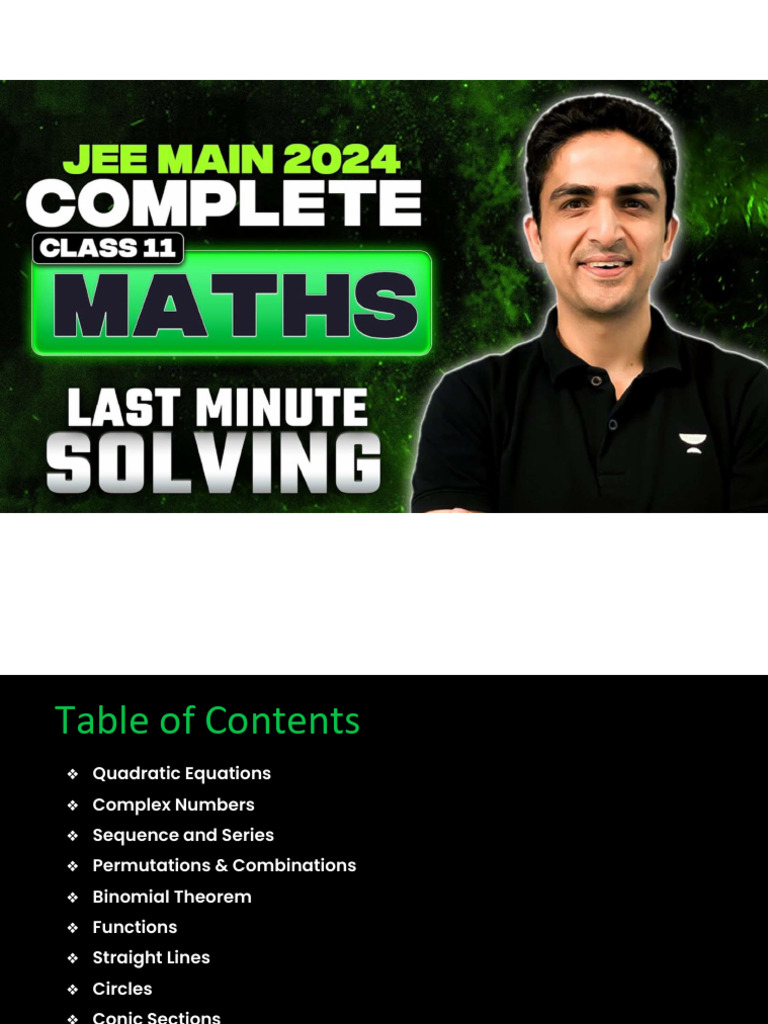 Maths Solving Class 11 | PDF | Analytic Geometry | Mathematics