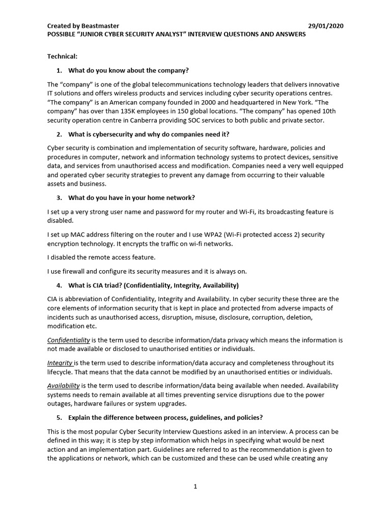 Cybersecurity Questions | PDF | Transport Layer Security | Security