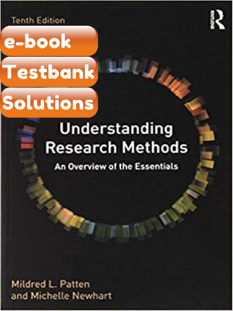 Testbank Understanding Research Methods 10th Edition by Mildred L ...